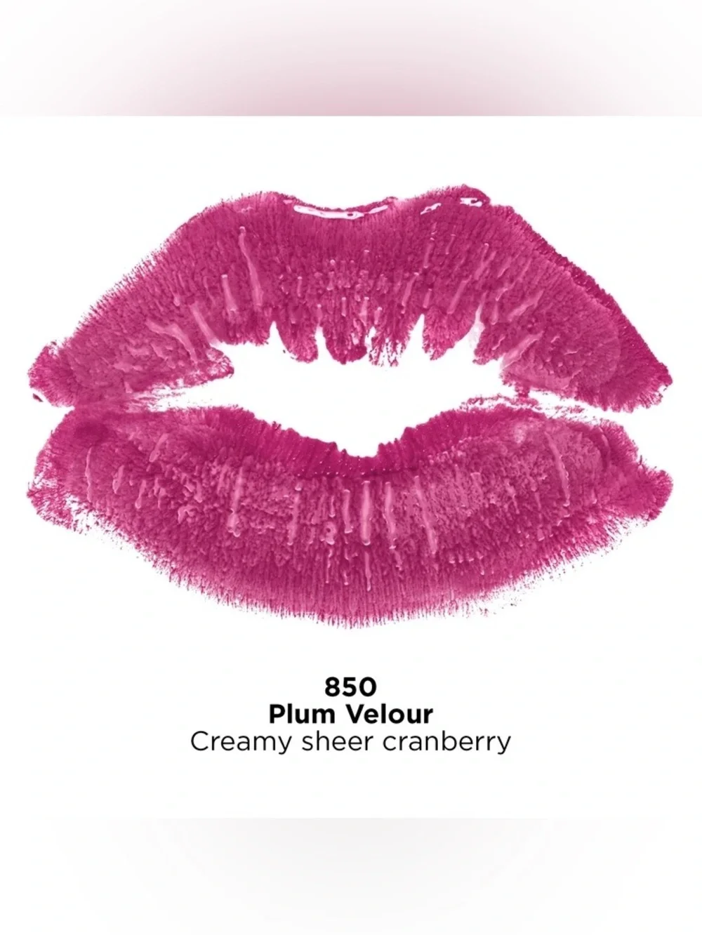 Revlon Super Lustrous Lipstick 850 Plum Velour Sheer Cranberry